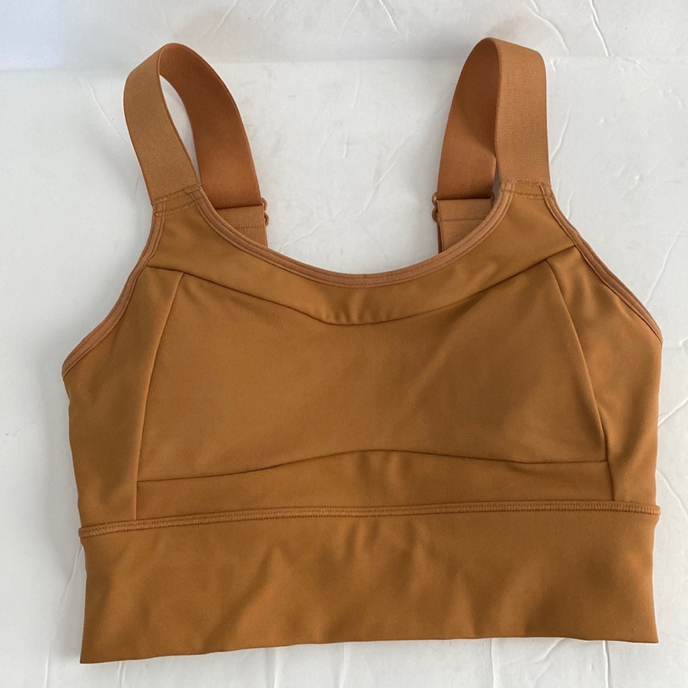 Calia by Carrie Underwood Tan Sculpt Seamed LL Sports Bra Lion